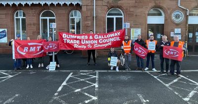 Rail workers in Dumfries claim they had "no choice" but to strike over pay