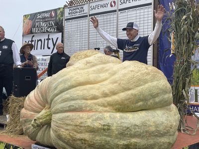 A 2,560-pound Minnesota pumpkin was crowned the winner at this year's weigh-off