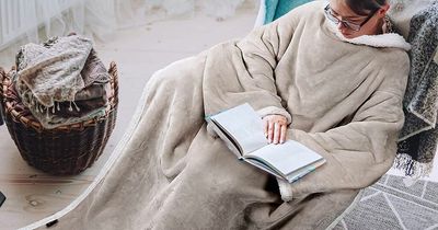 Shoppers love genius £32 sleeved-blanket described as "godsend" energy bill saver