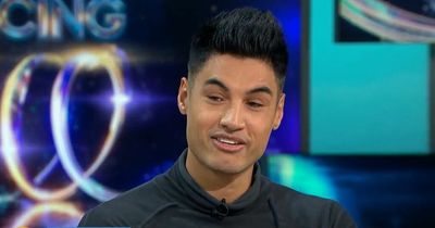 The Wanted's Siva Kaneswaran appears tearful as he's asked about Tom Parker during ITV Dancing on Ice announcement on Good Morning Britain