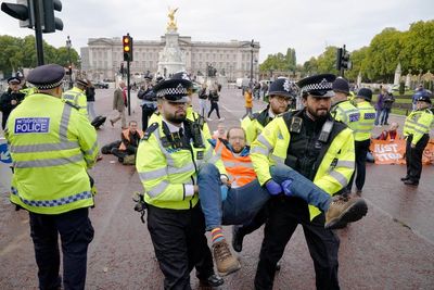 Just Stop Oil protesters block fire engine and ambulance in London demonstration