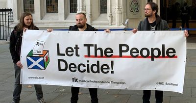 Protesters at Supreme Court call for 'people not judges' to decide if IndyRef2 goes ahead