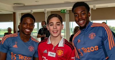 Young Manchester United fans get 'dream' at Carrington with players including Cristiano Ronaldo