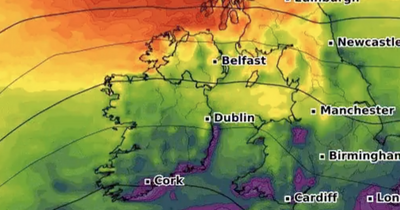 Met Eireann pinpoint areas to be battered with torrential rain as 'low pressure system' arrives in Ireland