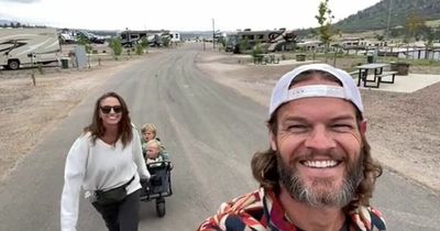 Couple give up $3.5 million property for a life on the road with their four kids