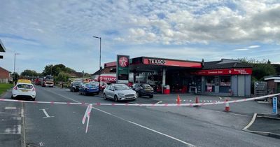 Emergency services shut road after fuel spillage at petrol station