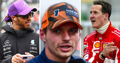 Max Verstappen told he "isn't up to" beating Lewis Hamilton and Michael Schumacher record