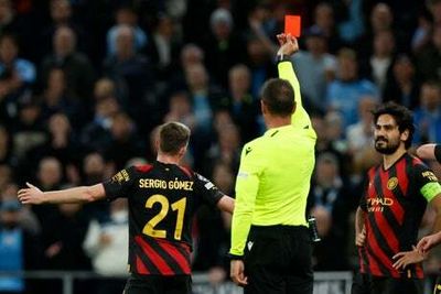Copenhagen 0-0 Manchester City: Pep Guardiola’s side frustrated after Sergio Gomez red card