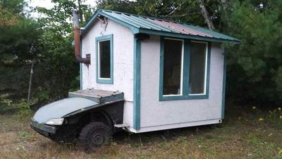 Chevy Cavalier Ice Shanty Is The Mobile Fishing Shack Of Your Dreams