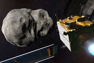 NASA asteroid crash a smashing success