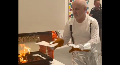 Why do people like Damien Hirst destroy expensive objects after turning them into NFTs?