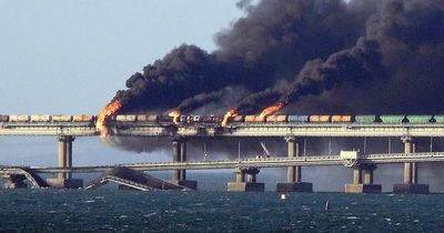 Eight detained over Crimea bridge explosion as Russia names who organised hit