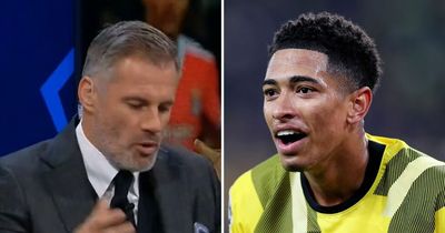 Jude Bellingham responds to Jamie Carragher message as Liverpool transfer plea made