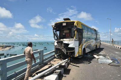 Eight injured as buses collide on Pamban bridge