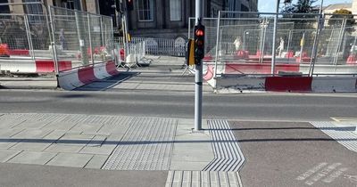 Edinburgh crossing designed for blind people branded 'confusing' and a 'big muddle'
