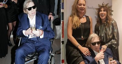 Shane MacGowan, 64, sips bubbly and puffs on vape with Kate Moss during rare night out