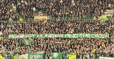 Celtic fans raise new anti-Royal banner on same day UEFA issue "F*** the crown" fine