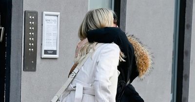 Christine McGuinness gets supportive hug from friend ahead of big night 'without Paddy'