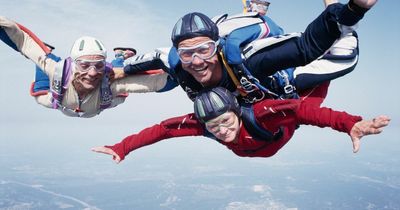 Top 40 bucket list goals for over 55s - including skydiving and skinny-dipping