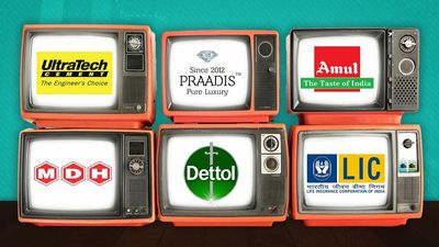 Who are the top advertisers on Indian news TV?