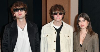 Liam Gallagher's sons look like Oasis tribute band as they party with sister Molly