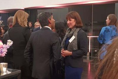 Rishi Sunak’s summit with Labour’s Rachel Reeves at exclusive party