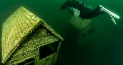 Stunning secret village found under one of the cleanest lakes in Germany