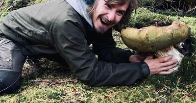 Edinburgh man finds near-record breaking monster mushroom while out foraging