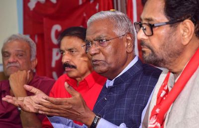 Andhra Pradesh: CPI conference will unveil a road map to oust BJP-led government at Centre, says D. Raja