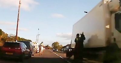 Dashcam sees teen horse rider in crash with 40mph lorry that didn't slow down