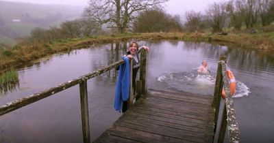 Charlotte Church stunned as builder strips off and jumps into lake naked