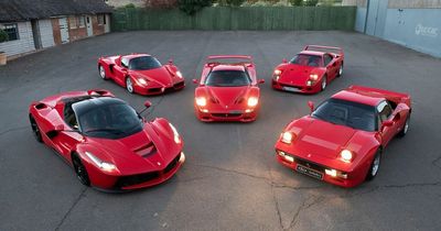Supercar enthusiast's collection worth £29.7million up for auction including Ferraris