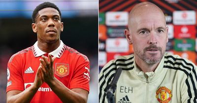 Erik ten Hag details "several talks" with Man Utd star Anthony Martial over fitness woes