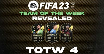 FIFA 23 TOTW 4 squad revealed featuring Joao Cancelo and Gabriel Martinelli