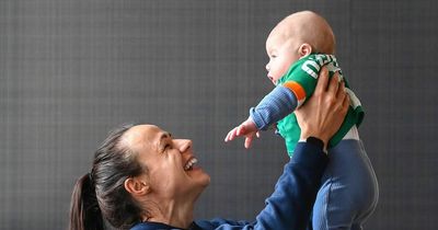 Aine O’Gorman shares adorable photo with 11-week-old son after securing World Cup spot