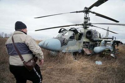 Ukrainian military boast of shooting ‘four Russian helicopters down in 18 minutes’