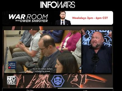 ‘I want to be the billion dollar man!’: Alex Jones cheers as he watches massive verdict against him live on Infowars show