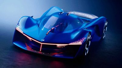 Alpine Alpenglow Concept Debuts With Hydrogen Combustion Engine