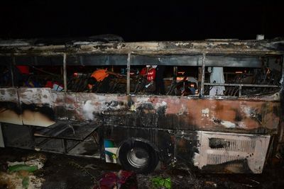18 flood victims killed in Pakistan bus fire