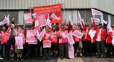 Royal Mail workers strike in first of 19 days of action planned for Christmas run-up