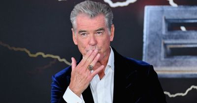 Pierce Brosnan can't keep hands off wife Keely after slamming weight loss surgery offer