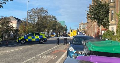 Edinburgh city centre police 'chase' ends in crash as officers lock down street