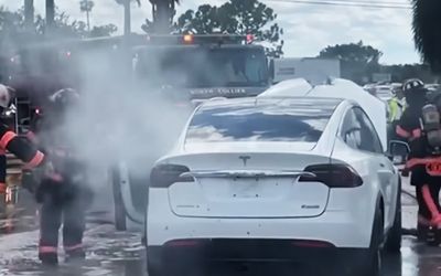 Hurricane Ian’s soggy legacy leaves Florida’s Teslas in flames