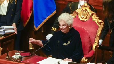 Holocaust-surviving lawmaker opens Italy's Senate, even as the far-right takes office