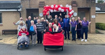 Lanarkshire care home get moving with launch of new trishaw initiative