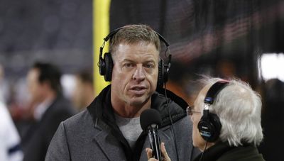 Troy Aikman correctly calls his own misogynistic ‘take the dresses off’ comment ‘dumb’