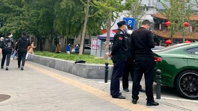 Police deny there was a rare showing of political protest banners against Xi Jinping in Beijing