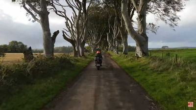 Watch A Zero SR/F Rider Visit The Dark Hedges In Northern Ireland