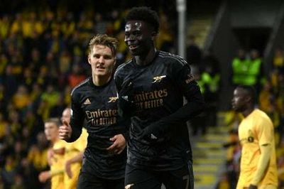 Bodo/Glimt 0-1 Arsenal: Bukayo Saka’s fortunate finish enough to extend Gunners’ winning run