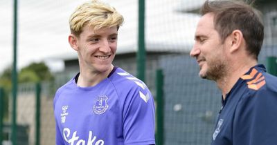 Frank Lampard explains what he wants to see from Anthony Gordon 'next' at Everton